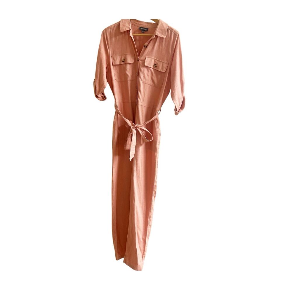 Modcloth Dusty Rose Utility Jumpsuit